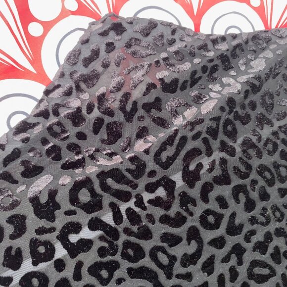 Velvet Sheer Leopard Bodysuit - Picture 5 of 11
